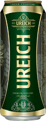 Пиво "Ureich" Lager Premium, in can, 0.5 л