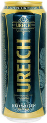Пиво "Ureich" Hefeweizen Dunkel, in can, 0.5 л