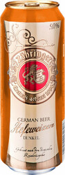 Пиво "Zahringer" Hefeweizen Dunkel, in can, 0.5 л