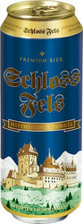 Пиво "Schloss Fels" Hefeweissbier Dunkel, in can, 0.5 л