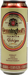Пиво "Denninghoff's" Premium Weizen, in can, 0.5 л