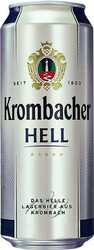 Пиво Krombacher, Hell, in can, 0.5 л