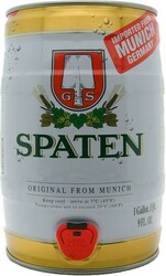 Пиво Spaten, Munchen Hell, mini keg, 5 л