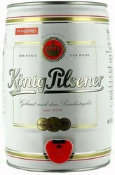 Пиво "Konig" Pilsener, mini keg, 5 л