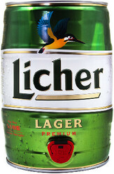 Пиво "Licher" Lager, mini keg, 5 л