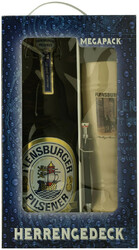Пиво Flensburger, "Herrengedeck 1", gift box, 2 л