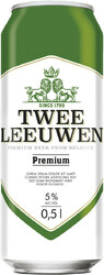 Пиво "Twee Leeuwen" Premium, in can, 0.5 л