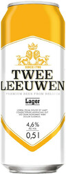 Пиво "Twee Leeuwen" Lager, in can, 0.5 л