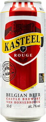 Пиво Van Honsebrouck, "Kasteel" Rouge (7%), in can, 0.5 л