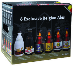 Пиво "Exclusive Belgian Ales", gift set (6 bottles) new, 0.33 л