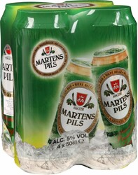 Пиво Martens, Pils, set of 4 cans, 0.5 л