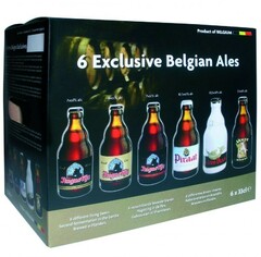 Пиво "Exclusive Belgian Ales", gift set (6 bottles), 0.33 л