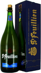Пиво St. Feuillien, Triple, gift box, 1.5 л