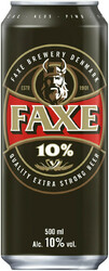 Пиво "Faxe" Extra Strong 10%, in can, 0.5 л