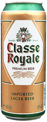 Пиво "Classe Royale" Premium Lager, in can, 0.5 л
