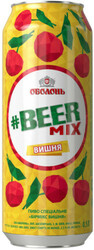Пиво "БирМикс" Вишня, в жестяной банке, 0.5 л