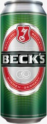 Пиво "Beck's", in can, 0.5 л
