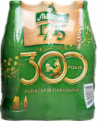 Пиво "Lvivske" 1715, set of 6 bottles, 0.45 л