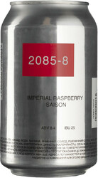 Пиво "2085-8" Imperial Raspberry Saison, in can, 0.33 л
