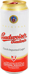 Пиво "Budweiser Budvar" Svetly Lezak, in can, 0.5 л