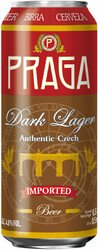 Пиво "Praga" Dark Lager, in can, 0.5 л