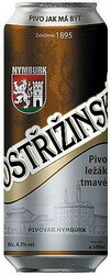 Пиво Nymburk, "Postrizinske" Tmavy Lezak, in can, 0.5 л