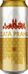 Пиво "Zlata Praha", in can, 0.5 л