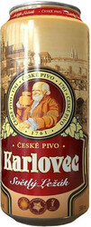 Пиво "Karlovec" Svetly Lezak, in can, 0.5 л