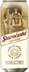 Пиво "Staroceske tradicni", in can, 0.5 л
