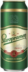 Пиво "Staropramen" Premium, in can, 0.5 л
