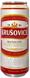 Пиво Krusovice Musketyr, in can, 0.5 л