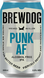 Пиво BrewDog, "Punk" AF, in can, 0.33 л
