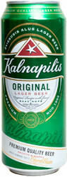 Пиво "Kalnapilis" Original, in can, 568 мл