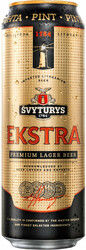 Пиво Швитурис, "Экстра", в жестяной банке, 568 мл