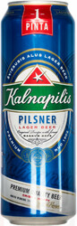 Пиво "Kalnapilis" Pilsner, in can, 568 мл