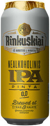 Пиво Rinkuskiai, Nealkoholinis IPA, in can, 568 мл
