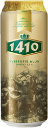 Пиво Volfas Engelman, "1410" Sviesusis Alus, in can, 568 мл