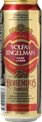 Пиво Volfas Engelman, Bohemijos Tamsusis, in can, 568 мл