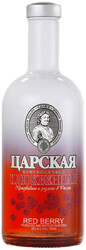 Водка "Царская" Оригинальная Клюквенная (Красные ягоды), 0.7 л