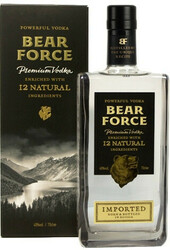 Водка "Bear Force" Powerful, gift box, 0.7 л