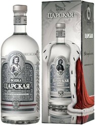 Водка "Царская" Оригинальная, в подарочной коробке, 0.7 л