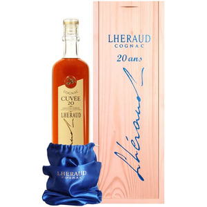 Коньяк Lheraud Cognac "Cuvee 20", wooden box, 0.7 л