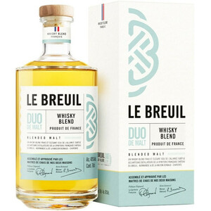 Виски "Le Breuil" Duo de Malt Blend, gift box, 0.7 л