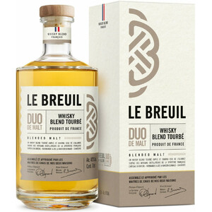 Виски "Le Breuil" Duo de Malt Blend Tourbe, gift box, 0.7 л