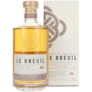 Виски "Le Breuil" Single Malt Finiton Tourbee, gift box, 0.7 л