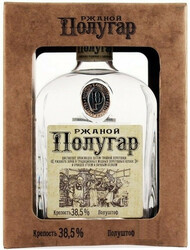 Водка "Polugar" Rye, gift box, 0.75 л