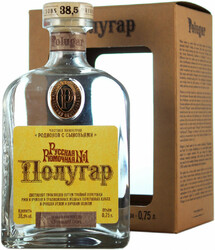 Водка "Polugar" Russkaya Ryumochnaya №1, gift box, 0.75 л