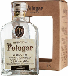 Водка "Polugar" Classic Rye, gift box, 0.7 л