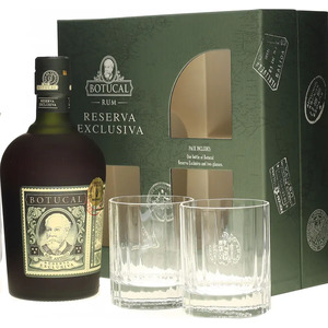Ром "Botucal" Reserva Exclusiva, gift box with 2 glasses