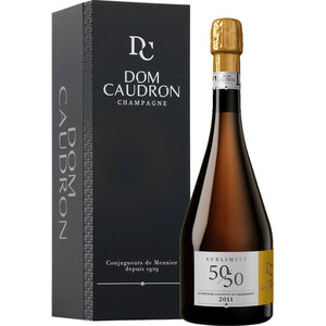 Шампанское Dom Caudron, "Sublimite" 50/50 Brut, Champagne AOC, 2011, gift box